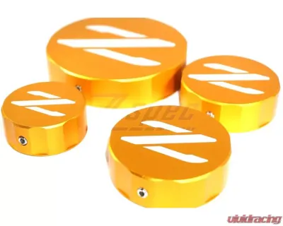 Zspec Design Billet Aluminum Reservoir Cap Set w/ Z Logo for