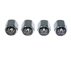 ZSPEC Design Chrome Acura Style Valve Stem Tire Caps
