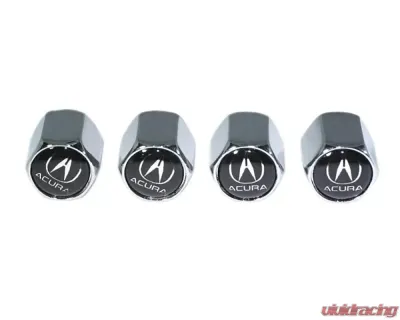 ZSPEC Design Chrome Acura Style Valve Stem Tire Caps - 00843612105523