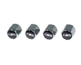 ZSPEC Design Chrome BMW M5 Style Valve Stem Tire Caps