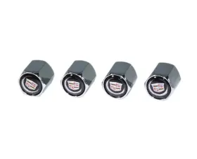 ZSPEC Design Chrome Cadillac Style Valve Stem Tire Caps