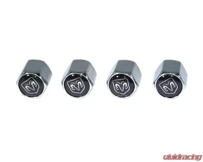 ZSPEC Design Chrome Dodge Ram Style Valve Stem Tire Caps 00843612105585 - 00843612105585