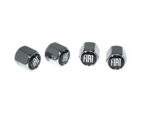 ZSPEC Design Fiat Style Chrome Valve Stem Tire Caps