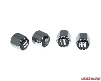 ZSPEC Design Fiat Style Chrome Valve Stem Tire Caps - 00843612105592