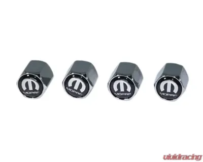 ZSPEC Design Chrome MOPAR Style Valve Stem Tire Caps - 00843612105653
