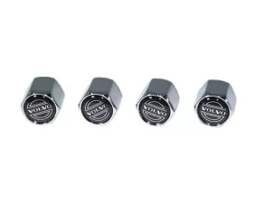 ZSPEC Design Chrome Volvo Style Valve Stem Tire Caps