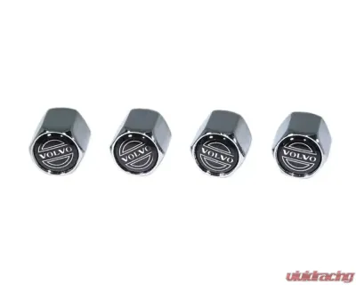 ZSPEC Design Chrome Volvo Style Valve Stem Tire Caps - 00843612105684