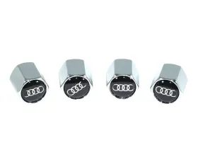 ZSPEC Design Audi Style Chrome Valve Stem Tire Caps