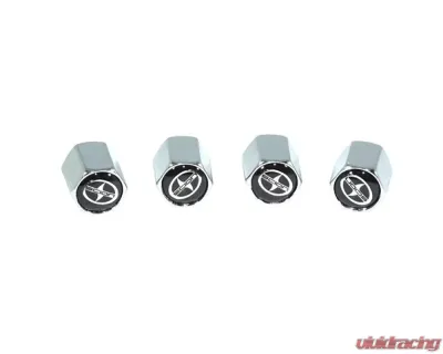 ZSPEC Design Chrome Scion Style Valve Stem Tire Caps - 00843612105806