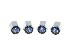 ZSPEC Design Subaru Style Chrome Valve Stem Tire Caps