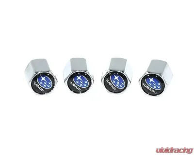 ZSPEC Design Subaru Style Chrome Valve Stem Tire Caps - 00843612105813