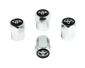 ZSPEC Design Toyota Style Chrome Valve Stem Tire Caps