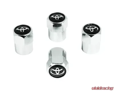 ZSPEC Design Toyota Style Chrome Valve Stem Tire Caps - 00843612105820