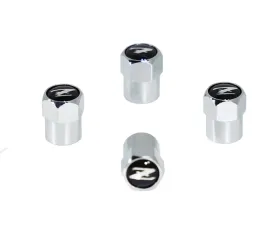 ZSPEC Design Black Nissan Z RZ34 Style Valve Stem Tire Caps