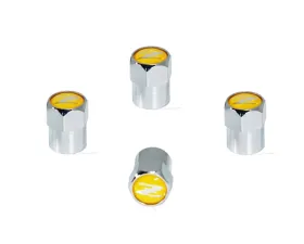 ZSPEC Design Yellow Nissan Z RZ34 Style Valve Stem Tire Caps