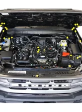 ZSPEC Design Black Titanium & Billet Stage 3 Dress-Up Bolts Fastener Kit w/ Red Washers Ford Bronco 2.7L 2021+                                     - 00843612106506 - Image 2