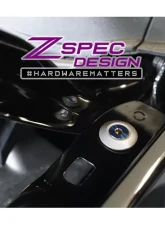 ZSPEC Design Black Titanium & Billet Stage 3 Dress-Up Bolts Fastener Kit w/ Red Washers Ford Bronco 2.7L 2021+                                     - 00843612106506 - Image 15