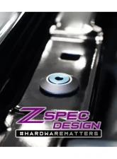 ZSPEC Design Black Titanium & Billet Stage 3 Dress-Up Bolts Fastener Kit w/ Red Washers Ford Bronco 2.7L 2021+                                     - 00843612106506 - Image 8