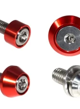 ZSPEC Design Silver Titanium Stage 2 Engine Bay Fastener Kit w/ Red Washers Nissan Frontier D41 2022+                                     - 00843612118813 - Image 20