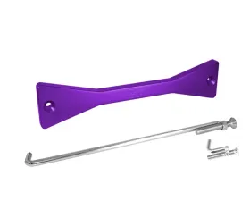 ZSPEC Design Purple Billet Battery Hold Down/Bracket w/ Stainless Hardware Nissan 350Z Z33 2003-2009