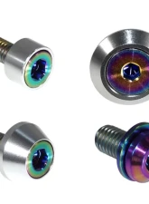 ZSPEC Design Burned Titanium & Billet Interior Dress-Up Bolts Fastener Kit w/ Silver Washers Ford Bronco 2.7L 2021+                                     - 00843612120465 - Image 12