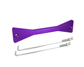 ZSPEC Design Purple Billet Battery Hold Down/Bracket w/ Stainless Hardware & Z Logo Nissan 370Z Z34 2009-2020