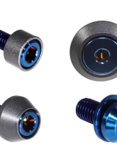 ZSPEC Design Blue Titanium & Billet Interior Dress-Up Bolts Fastener Kit w/ Gunmetal Washers Ford Bronco 2.7L 2021+                                     - 00843612120625 - Image 12