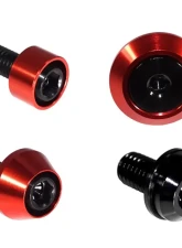 ZSPEC Design Black Titanium & Billet Interior Dress-Up Bolts Fastener Kit w/ Red Washers Ford Bronco 2.7L 2021+                                     - 00843612120397 - Image 12