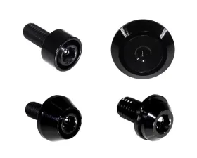 ZSPEC Design Black Titanium & Billet Interior Dress-Up Bolts Fastener Kit w/ Black Washers Ford Bronco 2.7L 2021+