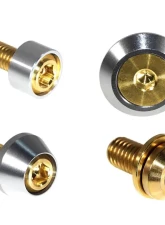 ZSPEC Design Gold Titanium & Billet Interior Dress-Up Bolts Fastener Kit w/ Silver Washers Ford Bronco 2.7L 2021+                                     - 00843612120472 - Image 12