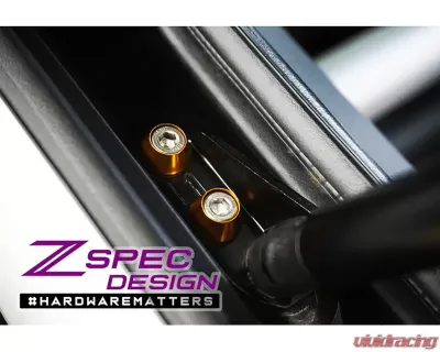 ZSPEC Design Gulf Blue Stainless & Billet Stage 1 Dress-Up Bolts Hardware Kit Nissan Z RZ34 2023-2024 - 00843612107572