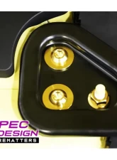 ZSPEC Design Gold Titanium & Billet Stage 1 Dress-Up Bolts Hardware Kit w/ Red Washers Nissan Z RZ34 2023-2024                                     - 00843612109309 - Image 4