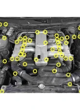 ZSPEC Design Bright Silver Stainless & Billet Stage 3 Dress-Up Bolts Fastener Kit Infiniti J30 1993-1998                                     - 00843612107985 - Image 3