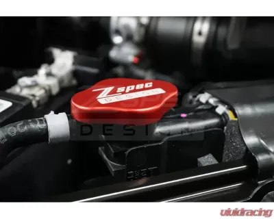 ZSPEC Design Black Billet Radiator Cap Cover w/ Hex Key & ZSPEC Logo Nissan Frontier  D40 | D41 2005-2023 - 00843612107930