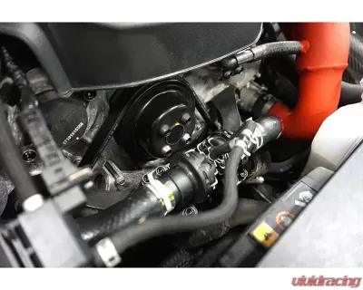 ZSPEC Design Red Titanium & Billet Stage 3 Dress-Up Bolts Fastener Kit w/ Gunmetal Washers Kia Stinger GT 2018+ - 00843612109187