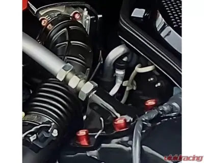 ZSPEC Design Bright White Stainless & Billet Stage 3 Dress-Up Bolts Fastener Kit Nissan 370Z Z34 2009+ - 00843612110756