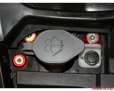 ZSPEC Design Bright White Stainless & Billet Stage 3 Dress-Up Bolts Fastener Kit Nissan 370Z Z34 2009+ - 00843612110756