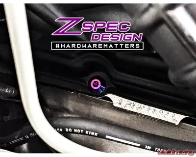 ZSPEC Design Silver Titanium Valve Cover Bolts Nissan 350Z VQ35DE | Infiniti G35 VQ35HR - 00843612131935