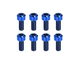 ZSPEC Design Blue Titanium Engine Cover Fastener Kit Toyota Supra MK4 1993-2002