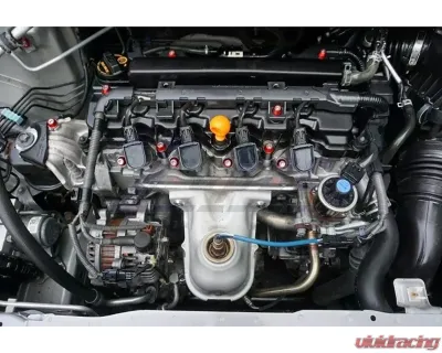 ZSPEC Design Neochrome Stainless & Billet Stage 3 Dress-Up Bolts Fastener Kit Honda Civic 1.8L 2012-2015 - 00843612114709