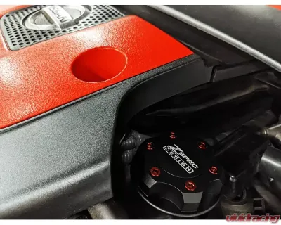 ZSPEC Design Billet Oil Filler Black Cap w/ Burned Titanium Accent Nissan | Infiniti | Datsun - 00843612114983