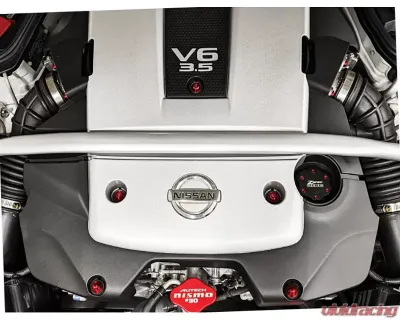 ZSPEC Design Billet Oil Filler Black Cap w/ Burned Titanium Accent Nissan | Infiniti | Datsun - 00843612114983