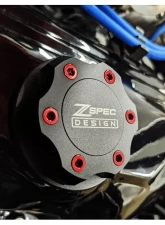 ZSPEC Design Billet Oil Filler Black Cap w/ Burned Titanium Accent Nissan | Infiniti | Datsun                                     - 00843612114983 - Image 7