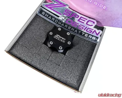 ZSPEC Design Billet Oil Filler Black Cap w/ Burned Titanium Accent Nissan | Infiniti | Datsun - 00843612114983