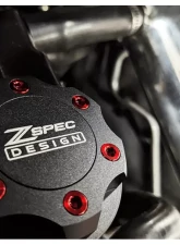 ZSPEC Design Billet Oil Filler Black Cap w/ Burned Titanium Accent Nissan | Infiniti | Datsun                                     - 00843612114983 - Image 9
