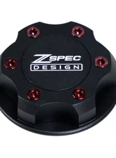 ZSPEC Design Billet Oil Filler Black Cap w/ Red Titanium Accent Nissan | Infiniti | Datsun                                     - 00843612115010 - Image 11