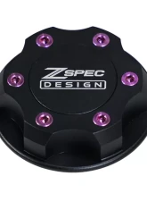 ZSPEC Design Billet Oil Filler Black Cap w/ Purple Titanium Accent Nissan | Infiniti | Datsun                                     - 00843612115041 - Image 11