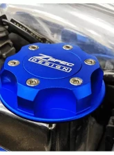 ZSPEC Design Billet Oil Filler Blue Cap w/ Burned Titanium Accents Nissan | Infiniti | Datsun                                     - 00843612115287 - Image 2