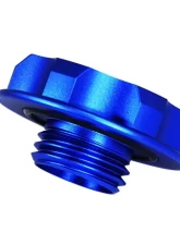 ZSPEC Design Billet Oil Filler Blue Cap w/ Burned Titanium Accents Nissan | Infiniti | Datsun                                     - 00843612115287 - Image 4