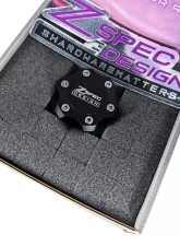 ZSPEC Design Billet Oil Filler Blue Cap w/ Burned Titanium Accents Nissan | Infiniti | Datsun                                     - 00843612115287 - Image 6